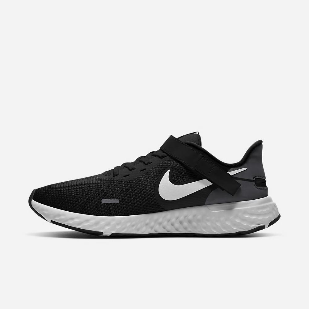 Chaussure De Running Nike Revolution 5 FlyEase Noir 1748-036 Black/Anthracite/White Homme | QCX-40854016